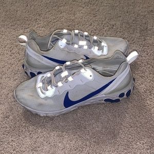 Nike React Element 55 ‘white game royal’